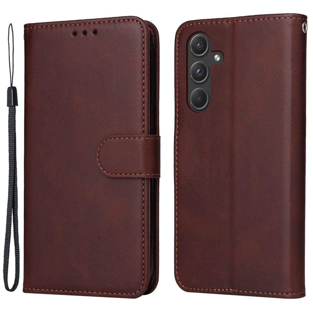 Compatible with Samsung A55 5G Leather Wallet Case Samsung Multiple Colors Brown
