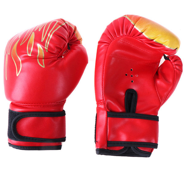 Compatible Boxing Gloves for Children Junior Youth Sparring Training Kickboxing Red Blue One Size