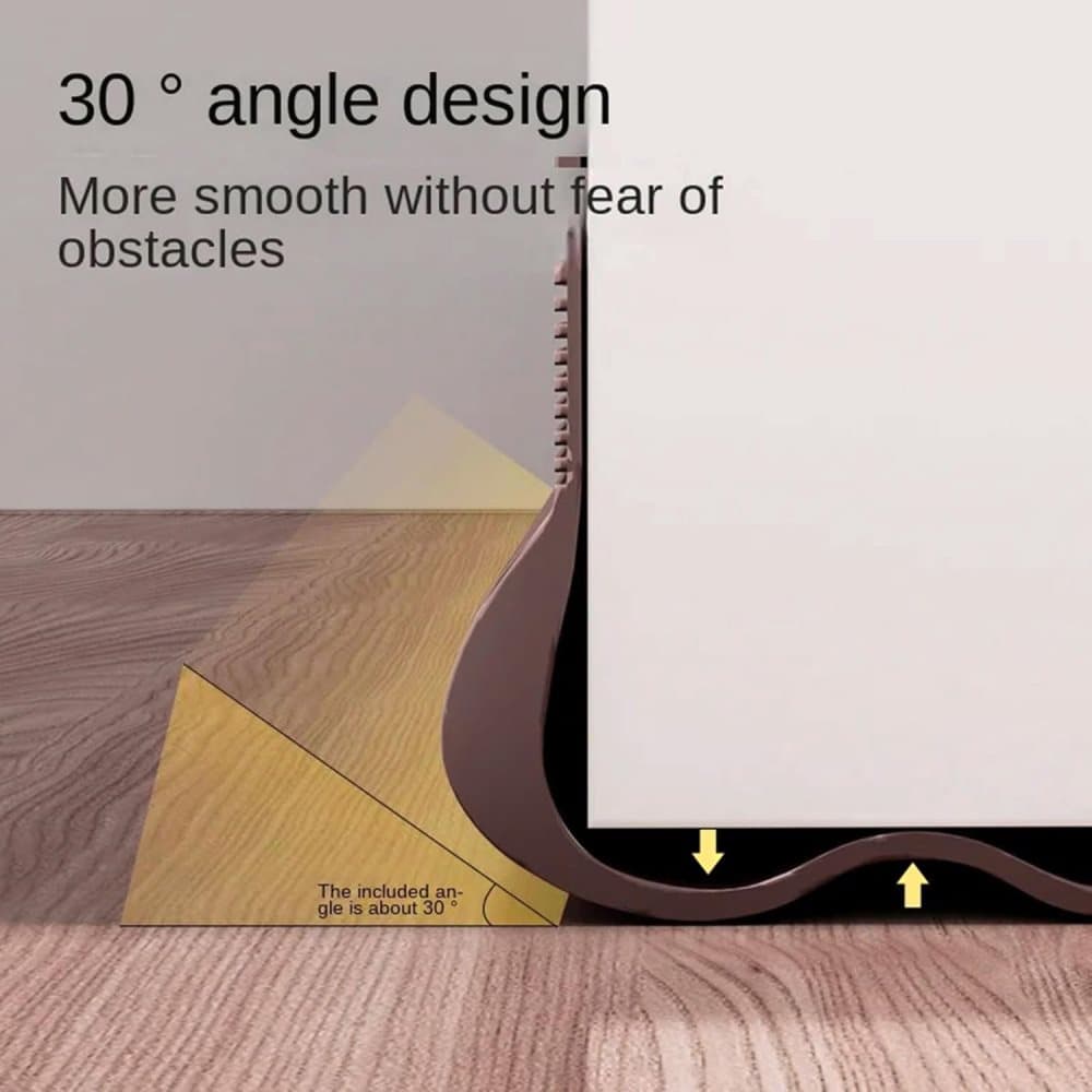 Soundproofing Door Strip White 93 cm Compatible with Oral-B Braun HOKA JBL LEGO Samsung Xiaomi Philips for Draught Sound Dust Insulation