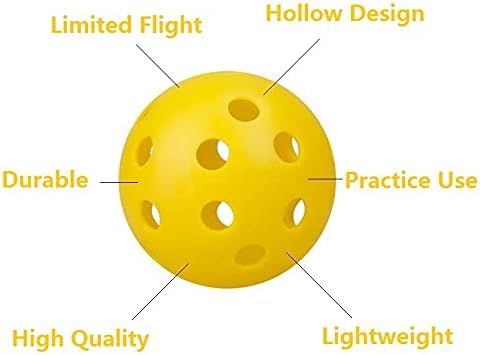 12-Pack Golf Practice Balls, Hollow Practice Balls with Airflow, 42mm Plastic Golf Balls, for Swing Training, Driving Range, Home Use