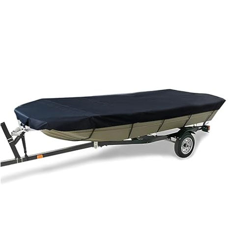 16-18FT:570cm*300cm Boat Cover Trailerable Marine Grade 210D grey
