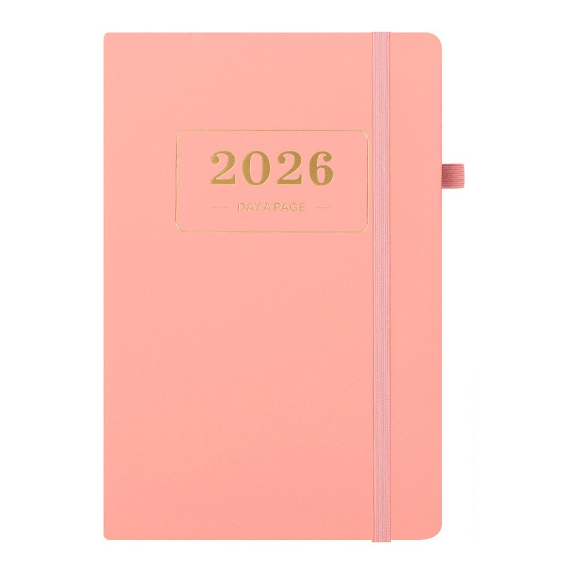2026 Daily Planner – 2026 Adult Agenda – 1 Day on 1 Page – 365 Day Planner & Notebook – 14.0*20.8cm – Pink