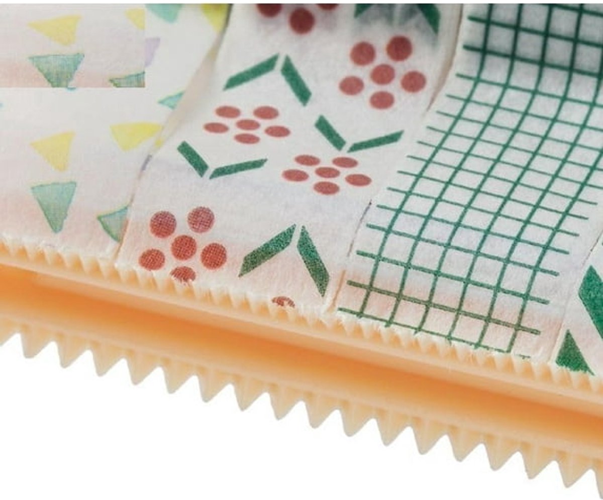 Transparent, visible packaging tape dispenser - holder for cutting tape - organizer, holder for desk and office tape - holder for self-adhesive roll tape dispenser - storage tape, cutting tape - adhesives and fasteners