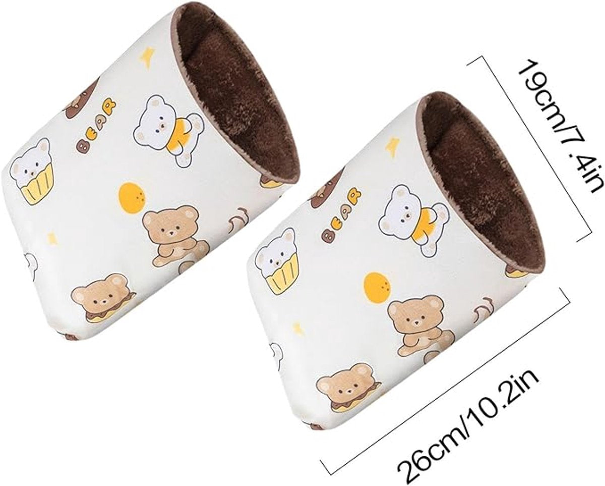 Cycling Gloves - Waterproof Gloves - Warm Gloves - Cycling Muffs - Scooter Gloves - Hand Warmers - Bicycle Accessories - Winter - Windproof (Black)