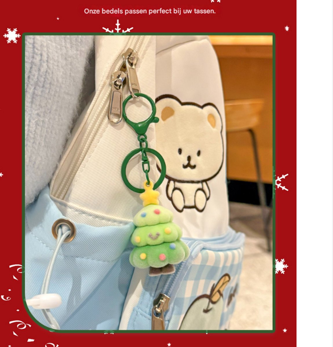 Keychains - Christmas Keychains - Pendants - Christmas Decorations - Christmas Tree Keychains - Christmas Gifts - Bag Charms - Christmas Gifts - Birthday Gifts - Green