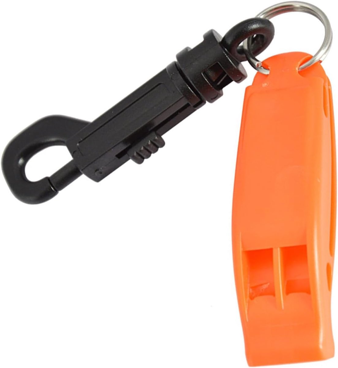 Emergency Whistle (10-Piece Whistle) - Sturdy and Durable Whistles, Suitable for Referees, Coaches, Emergencies, Lifeguards, Basketball, Football, Diving, Hiking, Adventure Sports, etc - Orange
