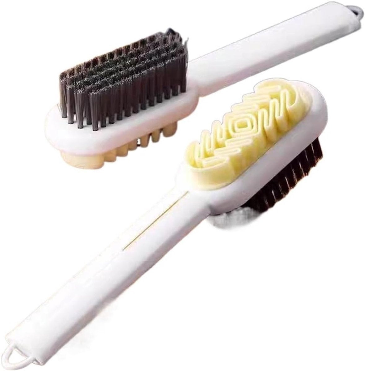 Shoe Brush - 2-in-1 Matte Shoe Brush - Soft Cleaning Brush - Silicone Brush - Provides optimal care for suede and leather shoes.
