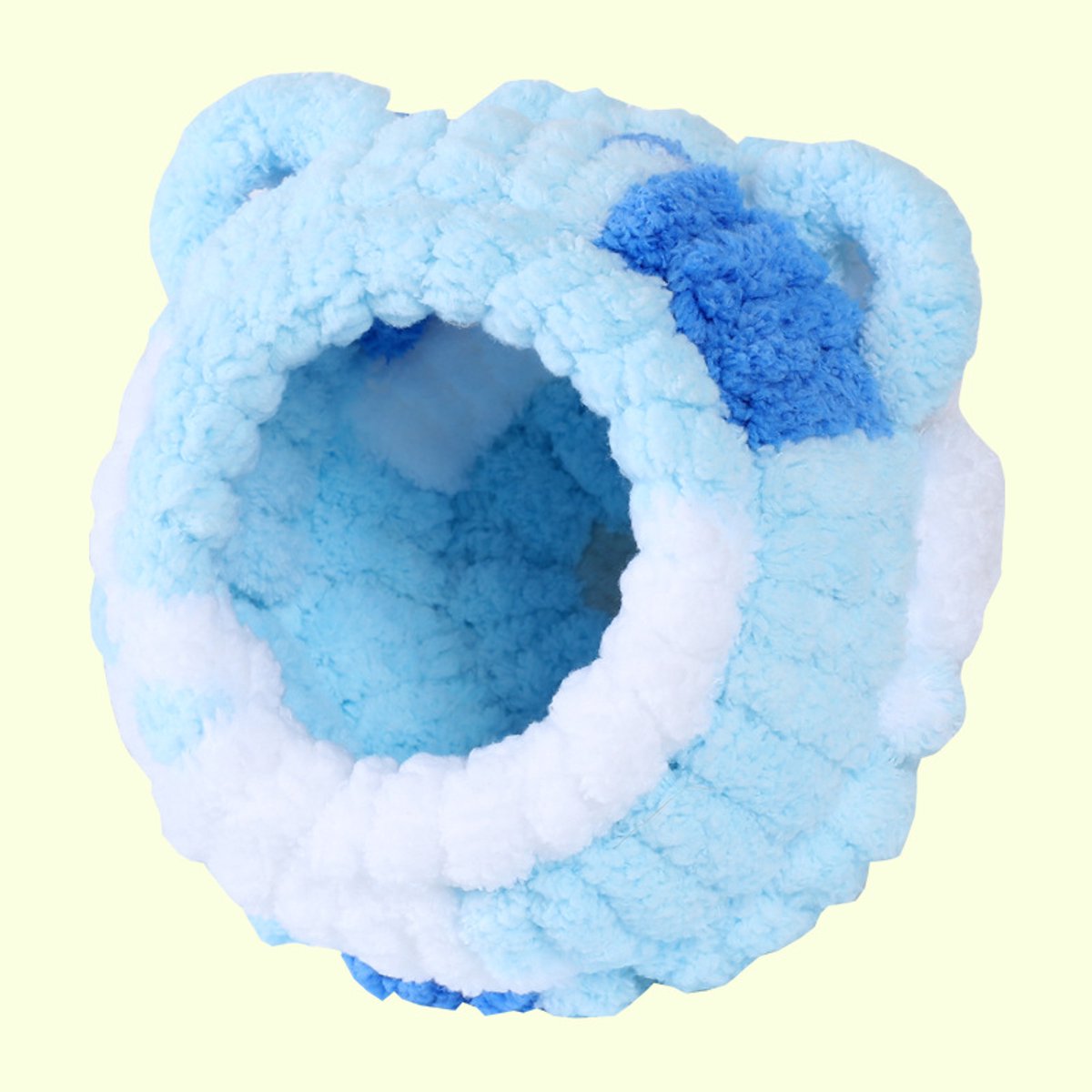 Birdhouse - Indoor Bird Nest - Plush Bird Nest - Winter Bird Nest - Comfortable Nest - Suitable for birds, parrots, hamsters and other small pets (Sky)