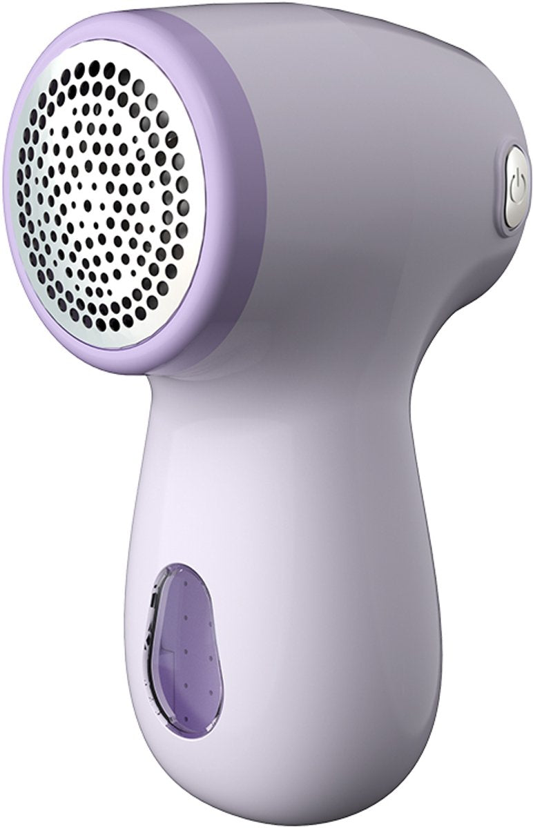 Rechargeable Lint Remover with Display - Lint Remover - Suction and Shave Function - Lint Remover - Type-C Charging - 3 Working Modes & 6-Blade System - Purple