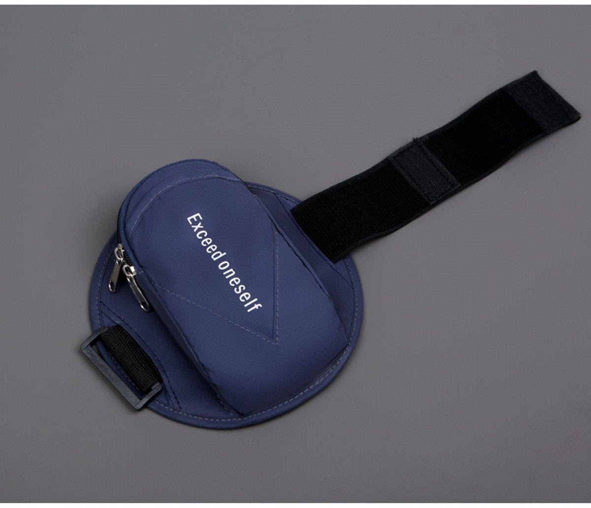 Sports Bag - Running Armband - Phone Holder for Running - Reflective Sports Accessories - With Adjustable Shoulder Strap - Suitable for Running, Camping and Hiking (Blue)