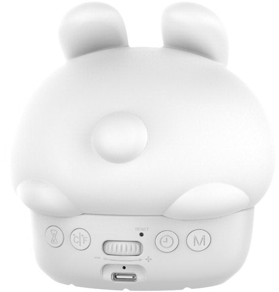 Children's night light - table lamp for bedroom - cute rabbit shape - cartoon bedside lamp - baby night light (blue)