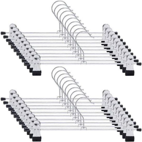 Hanger Clips - 20 pieces - Sock Clips - Clothing Clips & Towel Clips