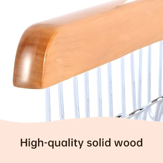 Non-slip hangers for coats, underwear, sweaters and vests - including 8 hooks (pack of 2)