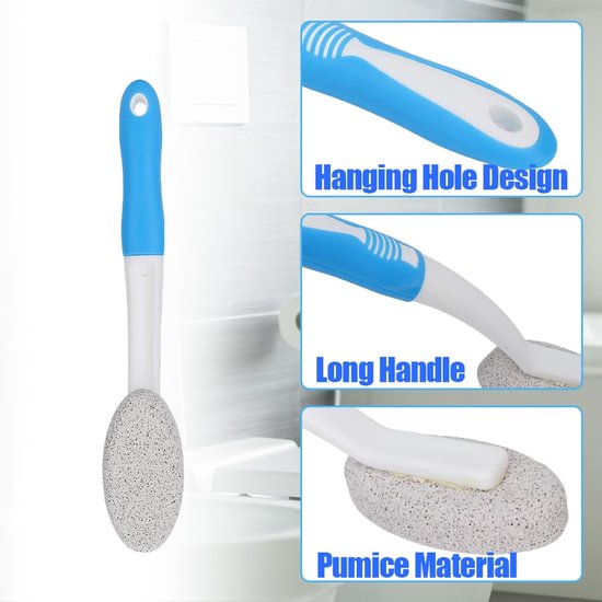 Toilet Brush - Pumice Stone Toilet Brush - Pumice Stone Toilet Brush - Toilet Stain Remover