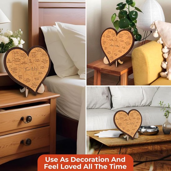Heart-shaped puzzle - a wooden gift for a first anniversary - perfect for a boyfriend/girlfriend or husband/wife.