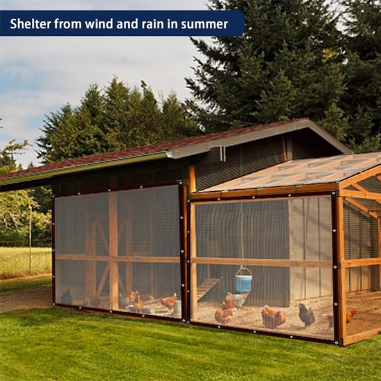 Transparent tarpaulin with eyelets, transparent tarpaulin for outdoor use, waterproof film, woven tarpaulin, canvas, awning, durable, weatherproof, multifunctional tarpaulin 3 x 3m