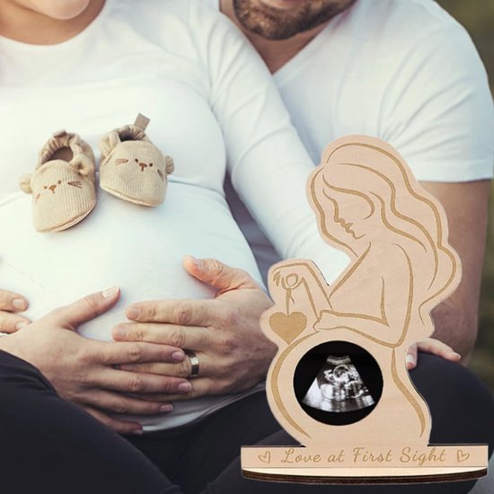 Memorial Photo Frame - Baby Ultrasound Memorial Frame - Newborn Memorial Stand - Style B