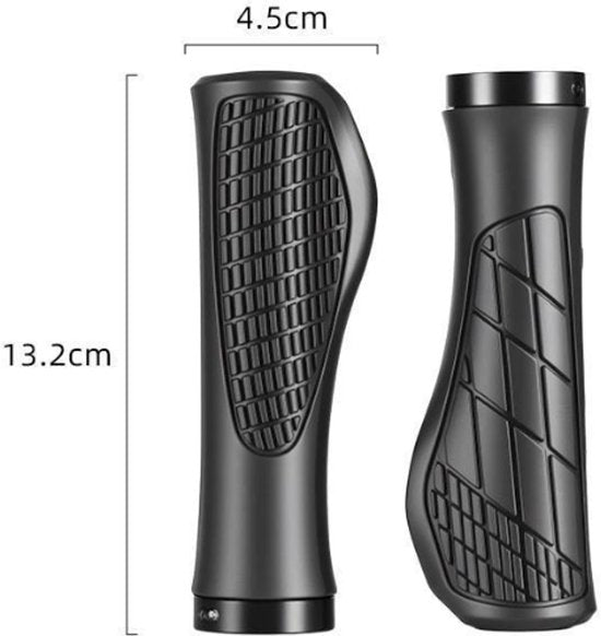 Bicycle grips - Mountain bike grips - 1 pair, including installation tools - Ergonomic bicycle grips | Red Gripps