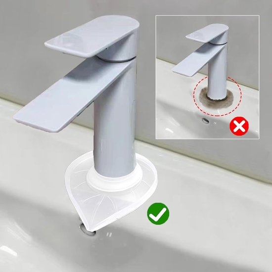 Tap mats - 2 pieces - Kitchen taps and sinks - Waterproof tap covers - Splash guard, limescale protector, waterproof cover for bathroom taps