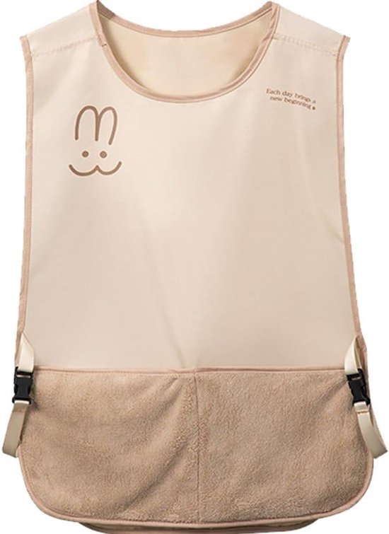 Kitchen Apron - Breathable Cooking Apron - Vest Style - With Towel - Suitable for Cooking, Baking, Gardening, Grilling and Crafting(Brown)