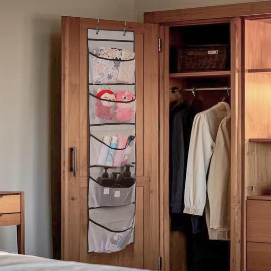 Hanging Storage Bags - Hanging Storage Boxes - Comes with 5 Mesh Pockets - Perfect as Hanging Storage Boxes for the Bedroom - Ideal for Toy Storage