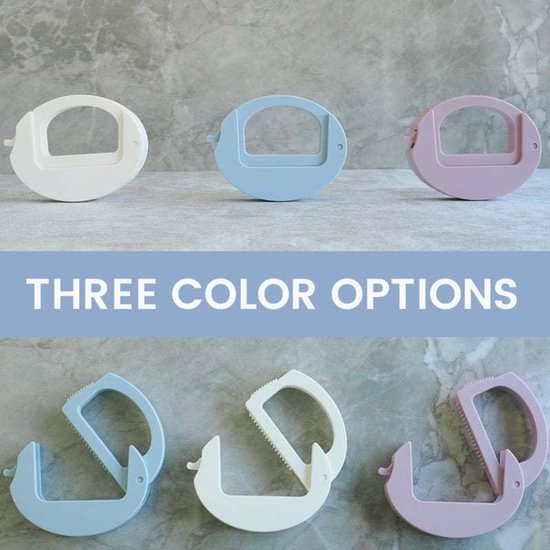 3-Pack of Food Clips - Universal for Snack & Grain Bags - Airtight & Available in 3 Colors - 7.5x5.5 cm