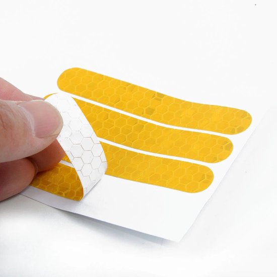 Reflective Tape (2 Colors) - Reflective Stickers for Bicycles - Warning Reflective Stickers - Suitable for Electric Scooters, Bicycles and Motorcycles