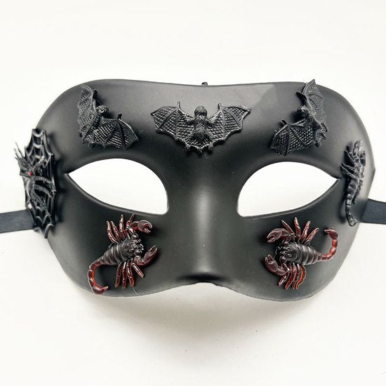 Hell's Messenger Mask - Halloween - Rave Party - Dance - Adult Performance - Costume Prop - 5-Pack