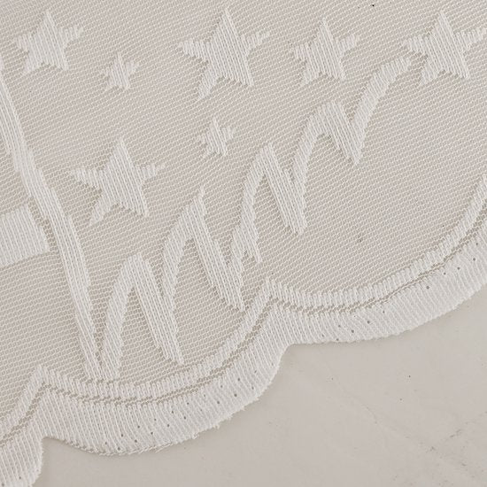 Window Screen - Ice Flower Christmas Tree Window Screen - Metal Mesh - European and American - Christmas - Curtain - Net Curtain 2-Piece Set (150*200cm)