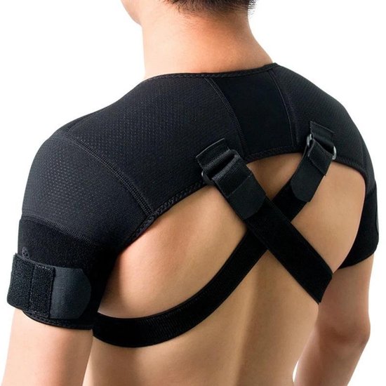 Shoulder Brace - Shoulder Support Brace for Sports - Double-Sided Adjustable & Breathable - Compression and Stability for Both Shoulders - XXL/3XL