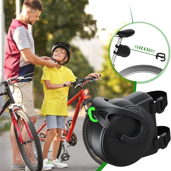 Bicycle Tow Rope - Bicycle Towing System Parent-Child Pull Rope Bicycle Accessory - Tow Rope - Up to 200 kg & 2.5 m Long - For Child and Cargo Trailers