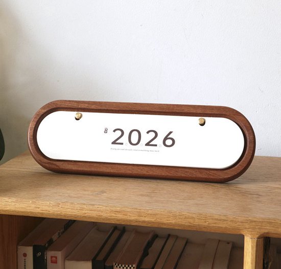 Desk Calendar 2026 - Minimalist Desk Calendar - Decorative Desk Planner - Desk Decoration - Simple Design - Suitable for Home and Office
