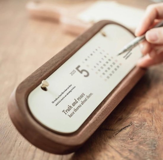 Desk Calendar 2026 - Minimalist Desk Calendar - Decorative Desk Planner - Desk Decoration - Simple Design - Suitable for Home and Office