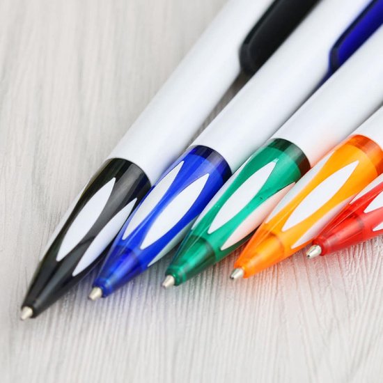 5-Pack Football Ballpoint Pens - Retractable & Non-Slip Grip - 1.0mm Black Ink for Smooth Writing