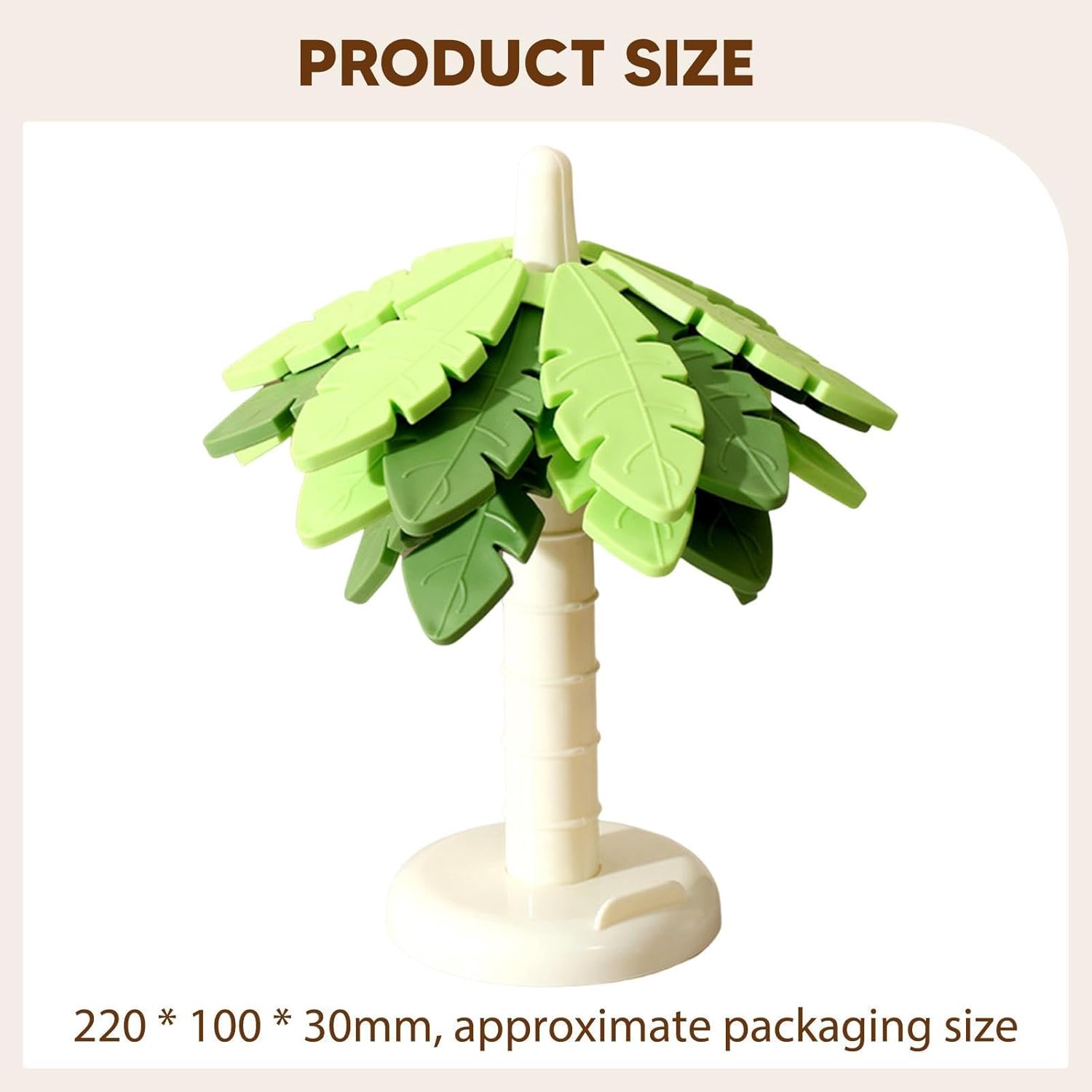 Silicone Coasters - Anti-Scald and Non-Slip - Set of 4 Tree-Shaped Holders with Phone Holder - Green