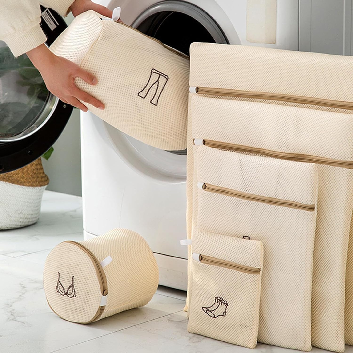 Washing Net-Laundry Nets-Washing Machine Deformation-Filter-6-Piece Set