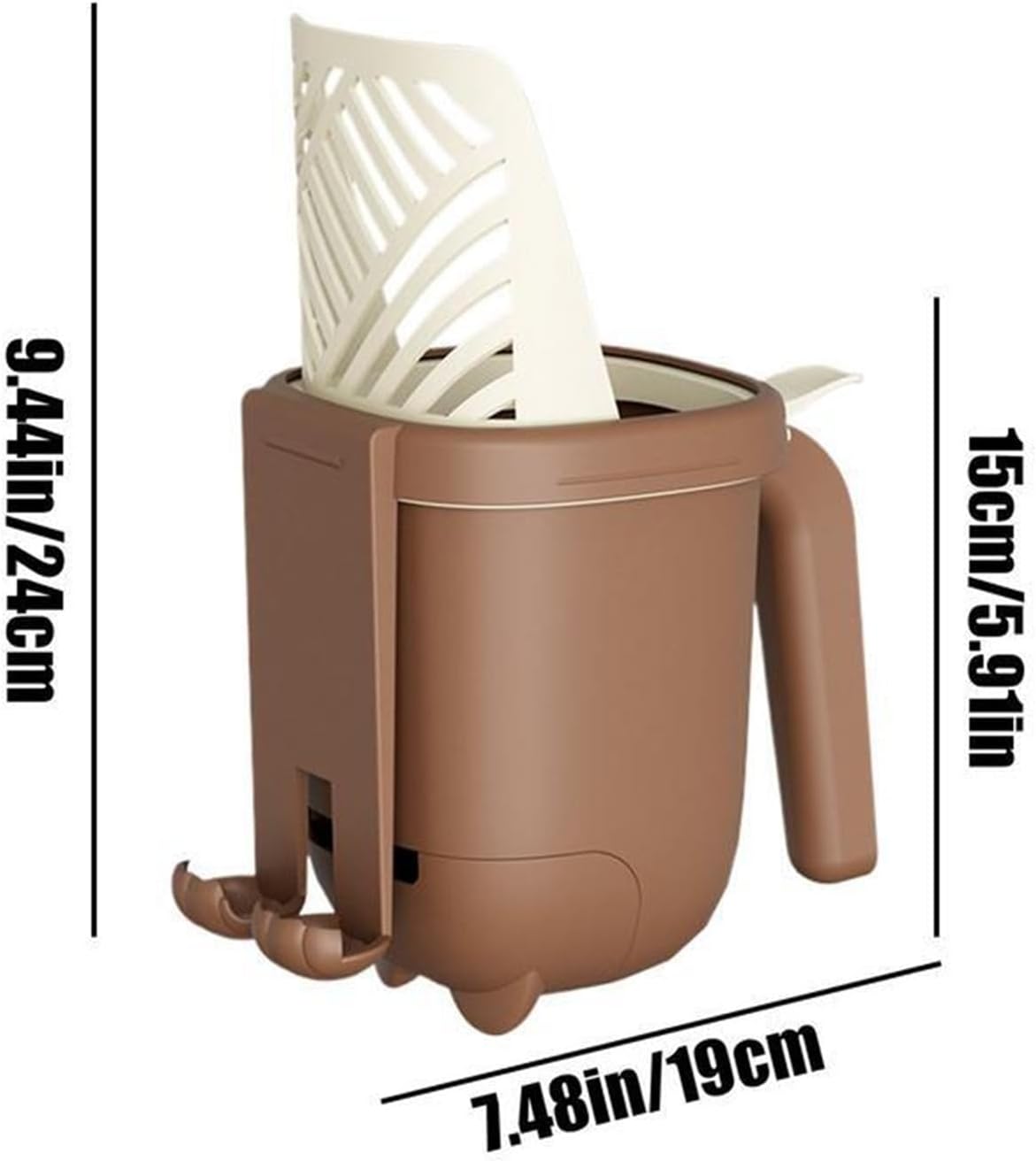 Cat Litter Scoop - Large Capacity - Cat Litter Scoop and Cat Poop Box 2-in-1 - Cleaning Tool - 1 Pack