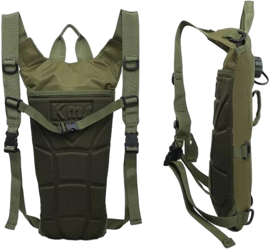 Water Bag–Water Storage–Hydration Backpack–Camping & Hiking–Food Grade Portable Water Bag–3L–Khaki