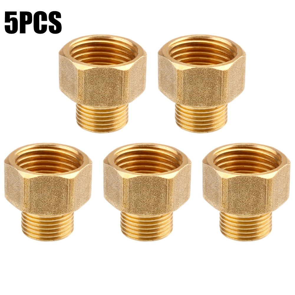 Brass Pipe Fittings Water Hose Adapter G 1/2 Female To G 3/8 Male Reducer