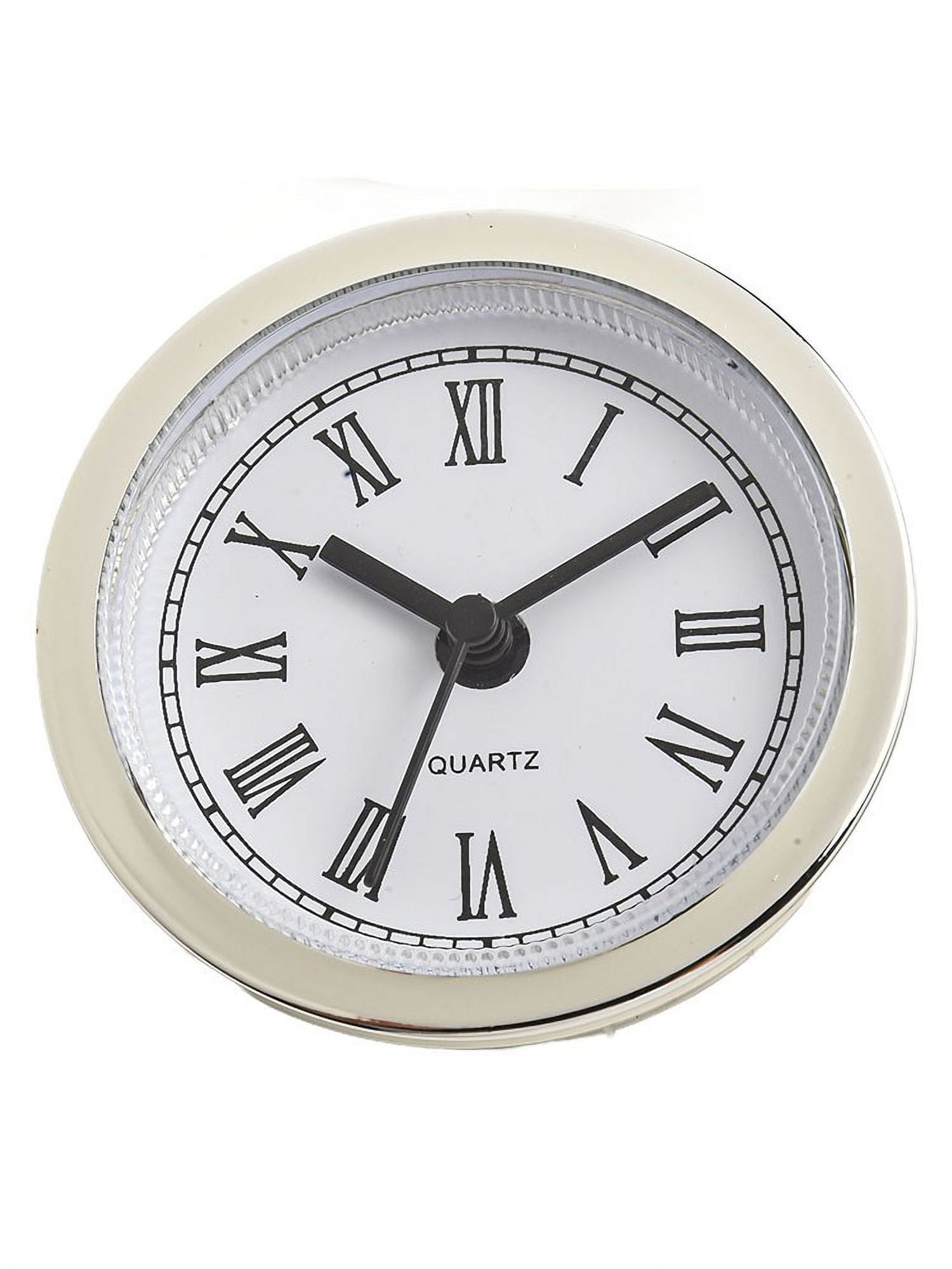 60MM Quartz Clock Inserts Movement Replacement DIY Gold Arabic Numbers Quartz Clock Inserts Repair Tools Smile Home