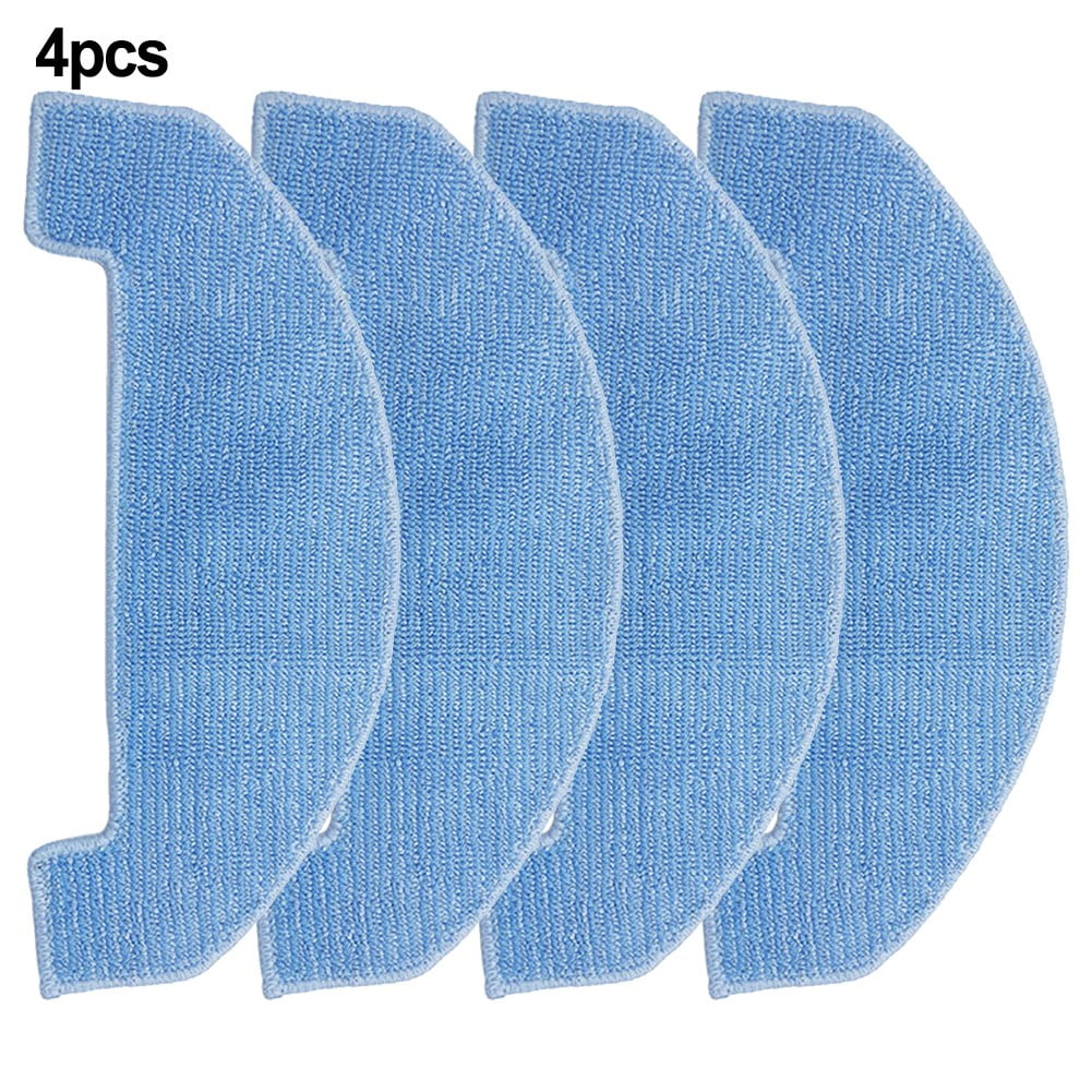 4 PACK 4/10 Packs Mop Cloths For Ultenic D10 Robot Vacuum Cleaner Spare Replacement Parts Mop Pad Cloth Accessories Sweeper Parts Smile Home