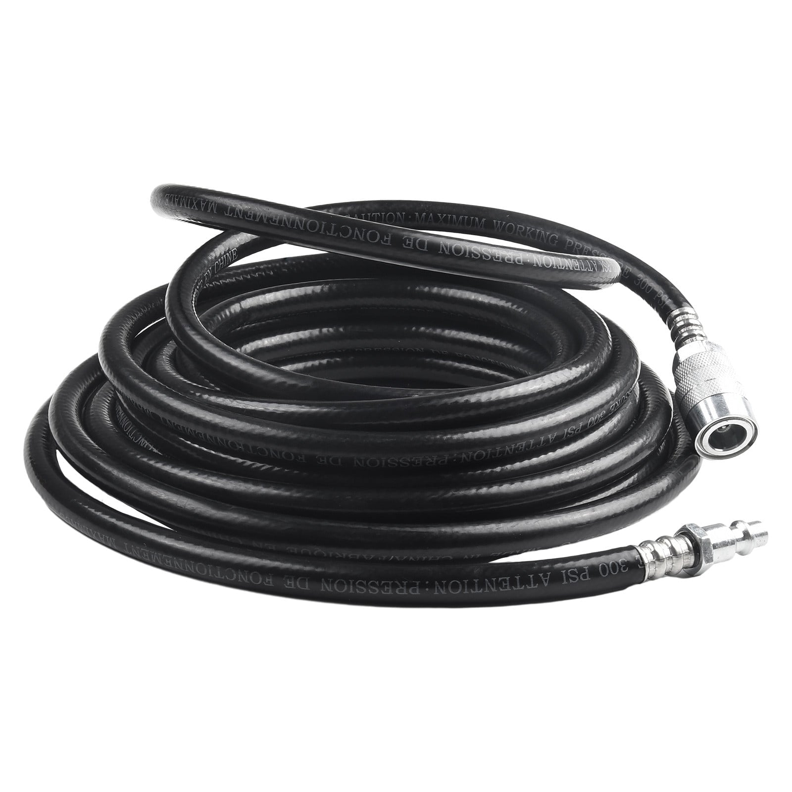Air Compressor Hose 24.6Ft Pvc Pneumatic Accessories With Quick Connect Air Hose For Pneumatic Tools Air Compression Pumps Smile Home