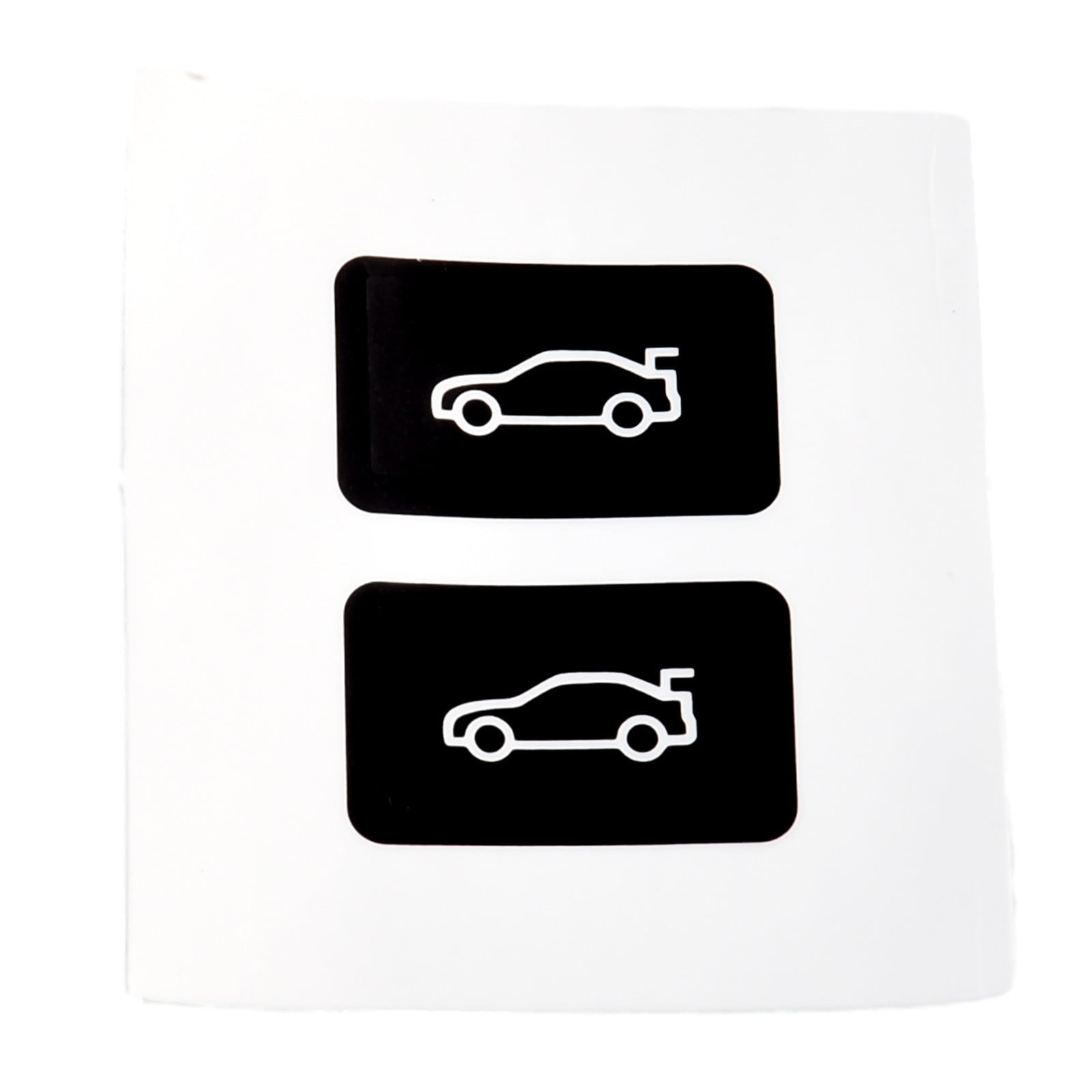 Button Tailgate Cover Sticker for BMW 3 5 7 Series F20 F30 F35 F10 Black Vinyl Overlay Enhanced Light Reflection