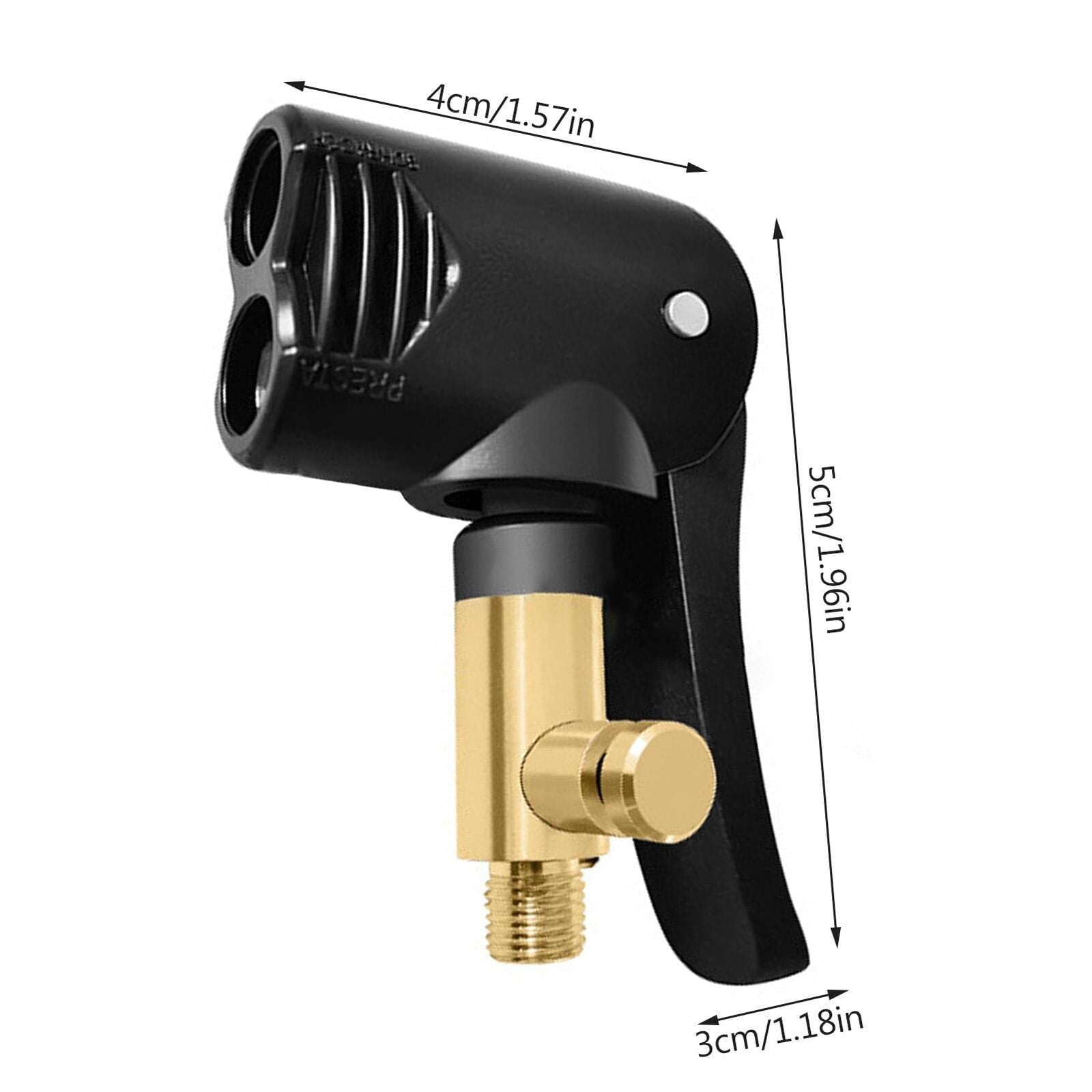 Air Pump Adapter Air Pump Valve 6Pcsbicycle Bike Tyre Tube Replacement Presta Dual Head Air Pump Adapter Valve As Shown