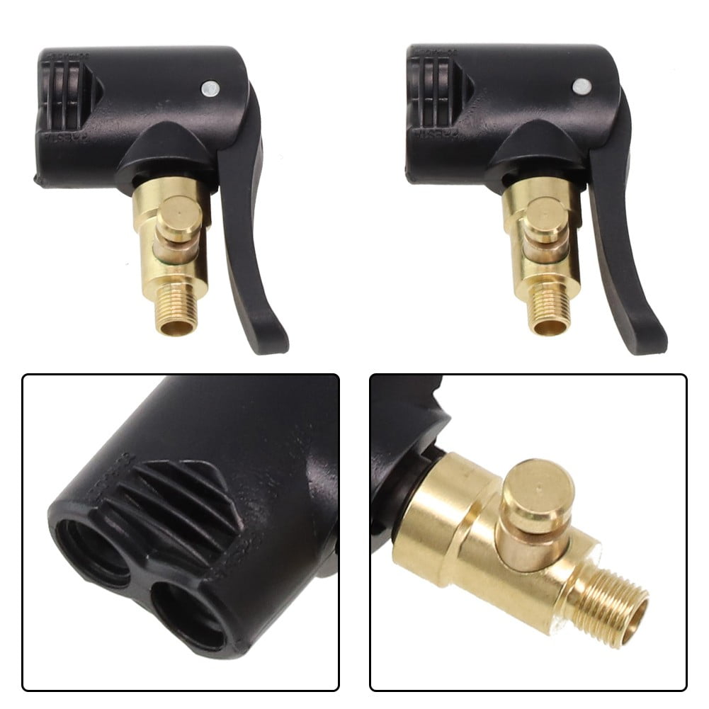 Air Pump Adapter Air Pump Valve 6Pcsbicycle Bike Tyre Tube Replacement Presta Dual Head Air Pump Adapter Valve As Shown