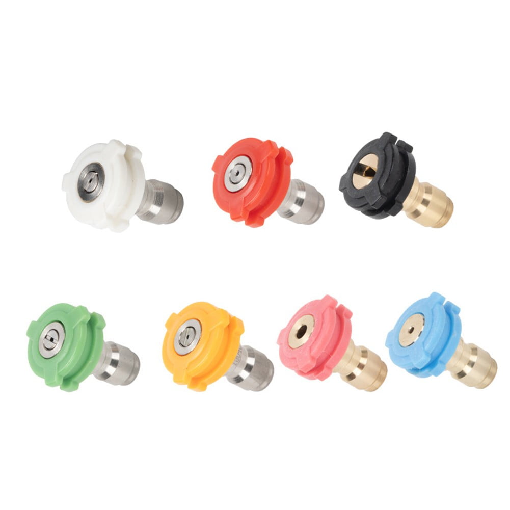 Car Washing Machine 1/4 Nozzle High Pressure Nozzle Fan-Shaped Quick Fittings 1.2 mm