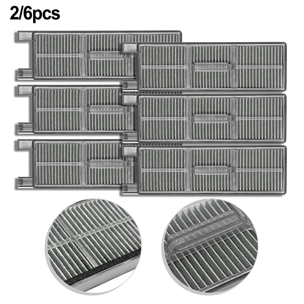 2/6 Pcs Robot Vacuum Cleaner Spare Part Filter For Mova G30/G30 Ultra/G30 Pro/G20 Master Replacement Robot Sweeper Spare Part 6 PACK