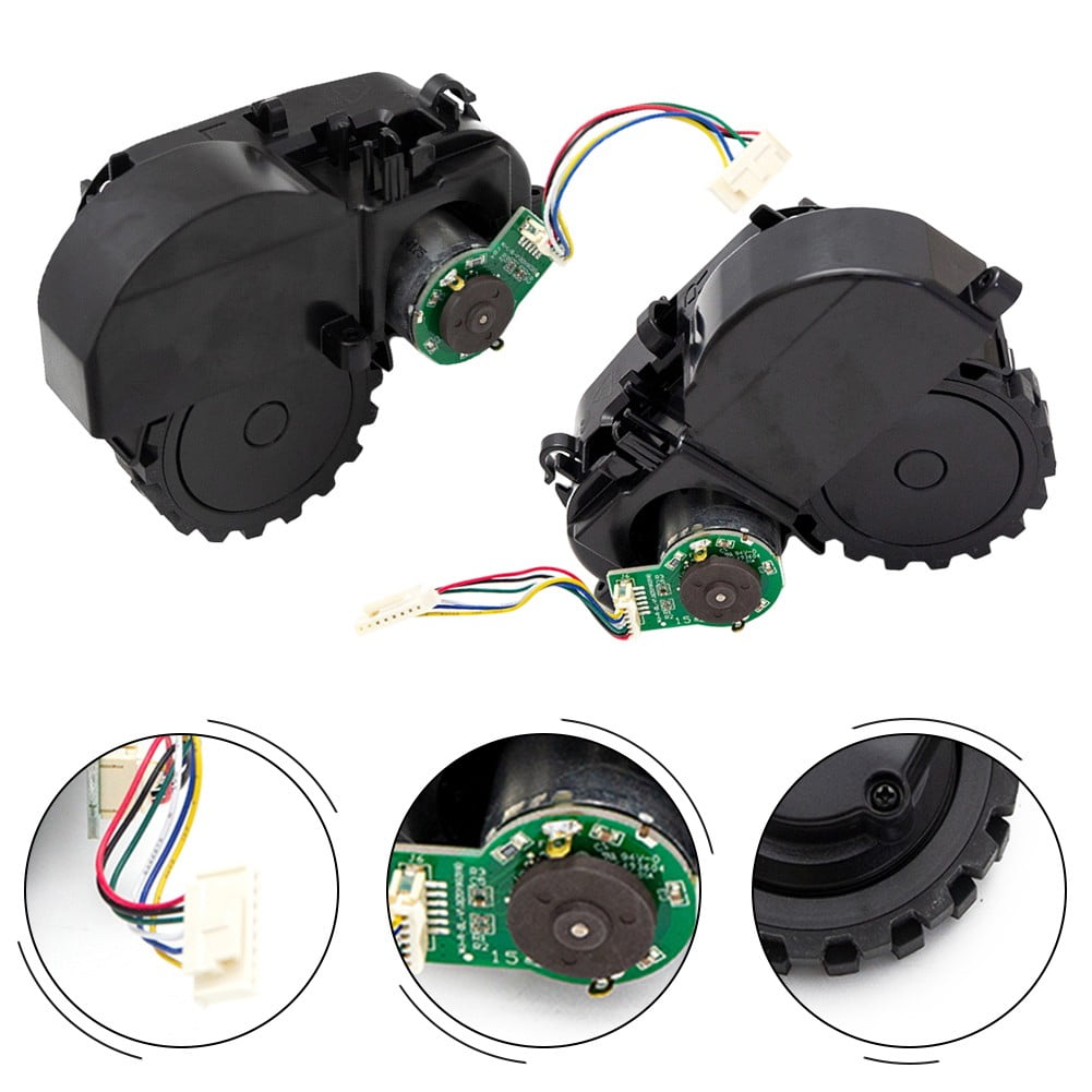 For Bluebot Xtreme Bpk-Vcbb1Xte Main Wheel Self-Emptying For Hardwood Floor Replacement Wheel Parts Robot Sweeper Parts Drive LEFT