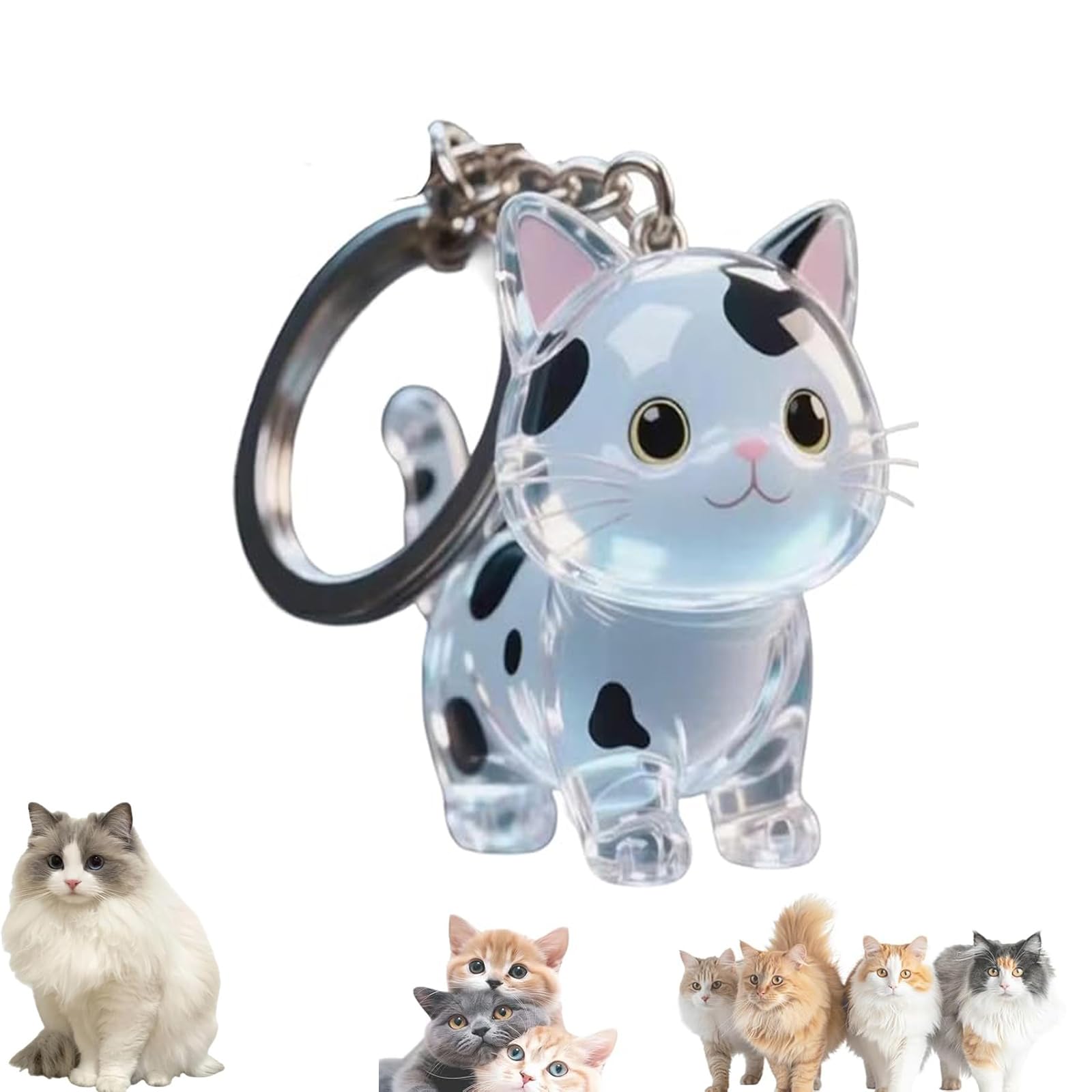 Keychain - Pet Hair - Storage Box - Pendants - Capsule Toy - Dog Hair Capsule - Memorial Pendant - Bag Keychain - Pendants - Memory Capsule Pendant - Cat Hair Collection - DIY - 1 Piece