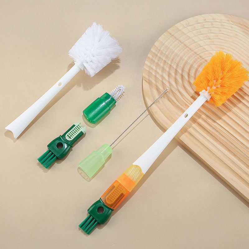 Bottle Brush - 5-in-1 Baby Bottle Cleaning Brush - Multifunctional for baby teats, straws, glass cups and thermoses - Ideal for home use